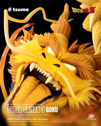 Dragon Ball Z Movie Collection Super Saiyan 3 Goku 1/4 Statue by Tsume - immagine 2