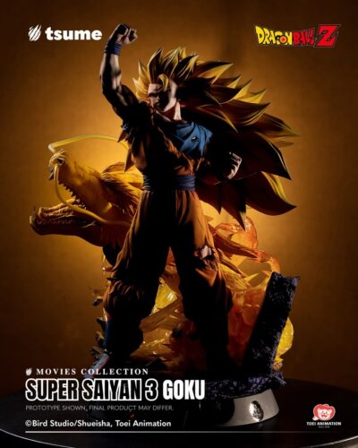 Dragon Ball Z Movie Collection Super Saiyan 3 Goku 1/4 Statue by Tsume - immagine 6
