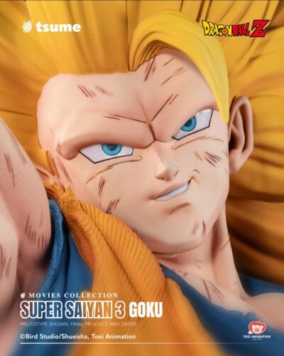 Dragon Ball Z Movie Collection Super Saiyan 3 Goku 1/4 Statue by Tsume - immagine 11