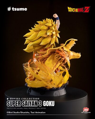 Dragon Ball Z Movie Collection Super Saiyan 3 Goku 1/4 Statue by Tsume - immagine 15