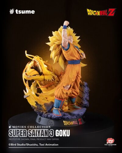 Dragon Ball Z Movie Collection Super Saiyan 3 Goku 1/4 Statue by Tsume - immagine 17