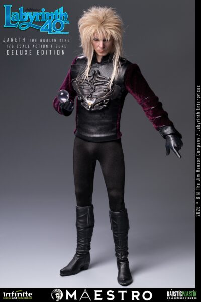 Labyrinth Jareth The Goblin King 1/6 Action Figure Deluxe Edition by Infinite Statue - immagine 10