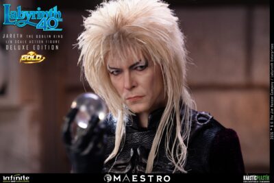 Labyrinth Jareth The Goblin King 1/6 Action Figure Deluxe Edition Gold by Infinite Statue - immagine 20