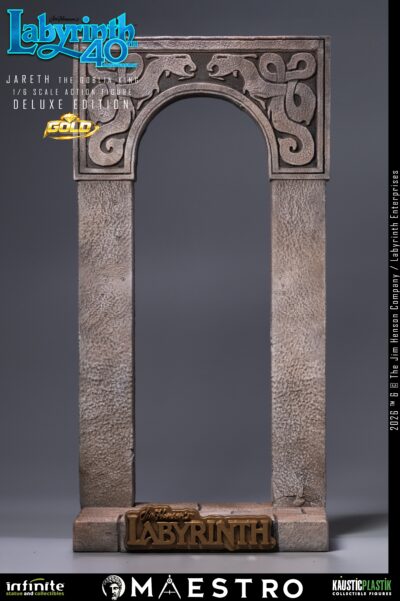 Labyrinth Jareth The Goblin King 1/6 Action Figure Deluxe Edition Gold by Infinite Statue - immagine 16