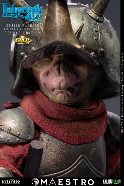Labyrinth Jareth The Goblin King 1/6 Action Figure Deluxe Edition Gold by Infinite Statue - immagine 24