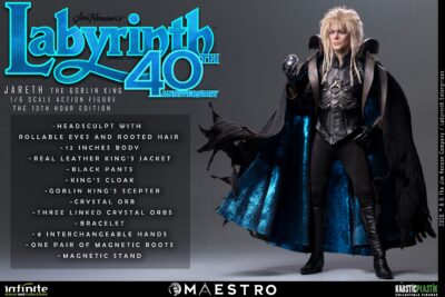 Labyrinth Jareth The Goblin King 1/6 Action Figure The 13th Hour Edition by Infinite Statue - immagine 16