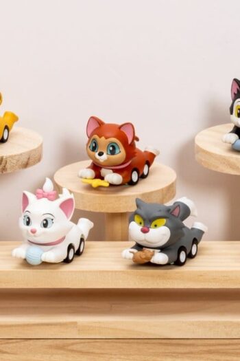 Disney Cats Mini Egg Attack Minifigures Pounce & Go Series Blind Box 8 cm Assortment (6)