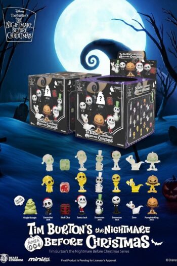 Nightmare Before Christmas Mini Egg Attack Mini Figures Blind Box Assortment (24) (Glow in the Dark)