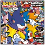 Sonic the Hedgehog (2027) Square Calendar 30 x 30 cm