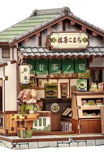 Miniature House Model Kit Kyoto Matcha Cottage 11 x 9 cm