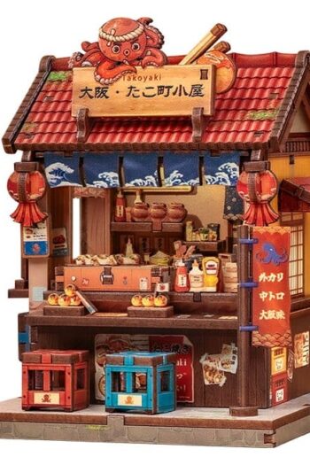 Miniature House Model Kit Osaka Takoyaki 12 x 9 cm