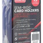 Evoretro Card Holders 50-Pack Semi-Rigid 8 x 12 cm