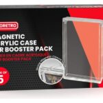Evoretro Acrylic Display Case 5-Pack for Booster Packs