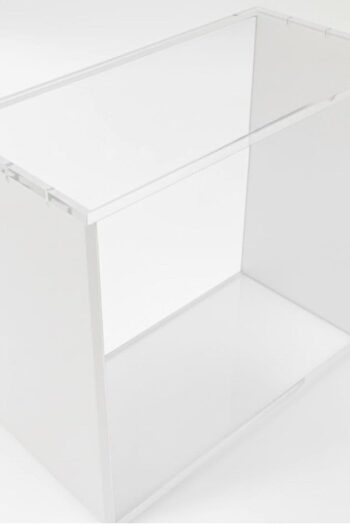 Evoretro Magnetic Acrylic Display Case for ETB with Colored Sides - White