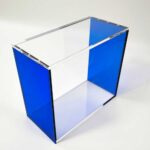 Evoretro Magnetic Acrylic Display Case for ETB with Colored Sides - Blue