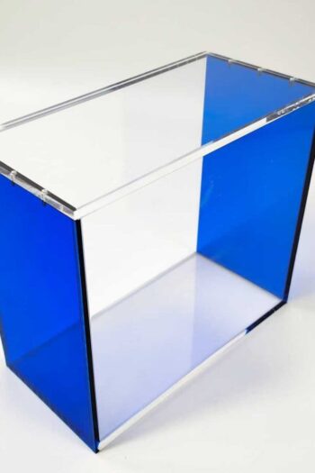 Evoretro Magnetic Acrylic Display Case for ETB with Colored Sides - Blue