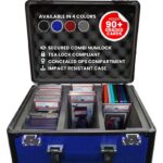 Evoretro Trading Card Storage Box for 90 Cards X Blue