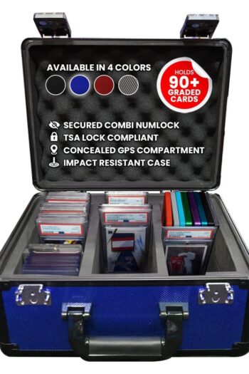 Evoretro Trading Card Storage Box for 90 Cards X Blue