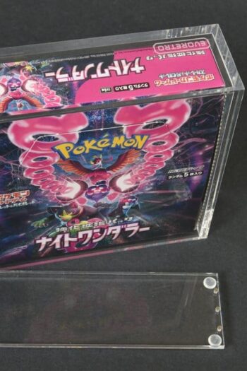 Evoretro Acrylic Display Case for Pokémon Large Japanese Booster Box