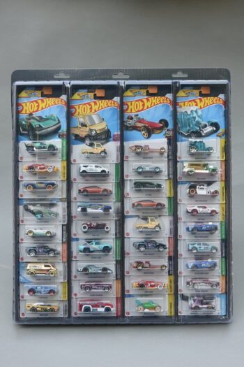 Evoretro Wall Display for 32 Carded Diecast Cars 3-Pack