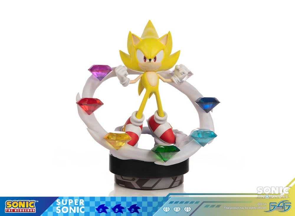 x_f4fsfssost Sonic The Hedgehog Sonic Frontiers Resin Statue Super Sonic 45 cm - immagine 1