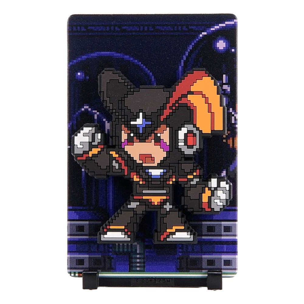 x_fgz-megba01 Mega Man FiGGYZ Magnet Collectible Bass 11 cm - immagine 1