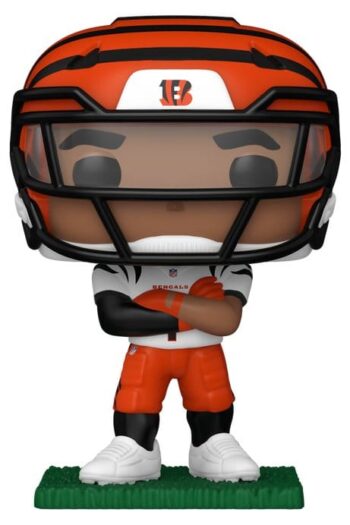 NFL POP! Vinyl Figure : Bengals- Ja'Marr Chase (clear visor) 9 cm
