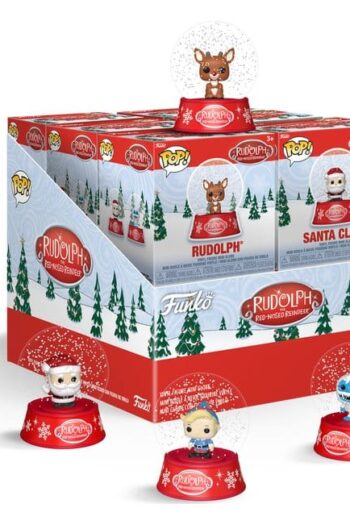Rudolph the Red-Nosed Reindeer Mystery Minis Snow Globes 12 pc 5 cm Blind Box Display (12)