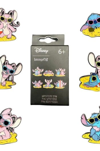 Disney Mini Figures Stitch and Angel Beach Scene 5 cm Display (12)