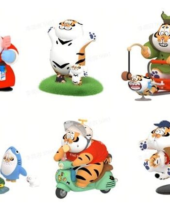 Alexander The Fat Tiger Blind Box Mini Figures Tiger Cub Diaries Display (8)