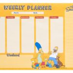 The Simpsons Weekly Planner A4