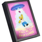 The Simpsons Framed LED Poster 20 x 28 cm