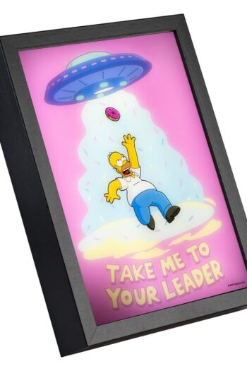The Simpsons Framed LED Poster 20 x 28 cm