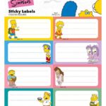 The Simpsons Self-Adhesive Labels (10)