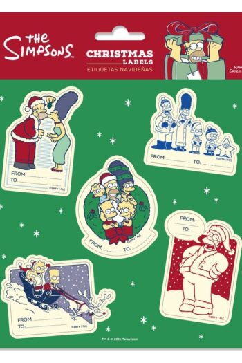 The Simpsons Premium Self-Adhesive Christmas Labels (10)