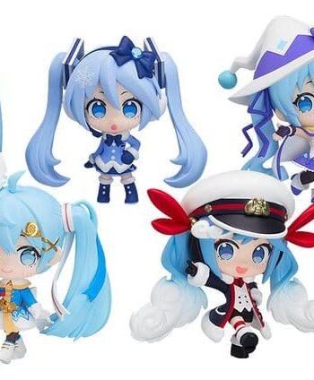 Character Vocal Series 01: Hatsune Miku Mini Figures Snow Miku All Stars Collection Vol. 1 8 cm Blind Box Assortment (8)