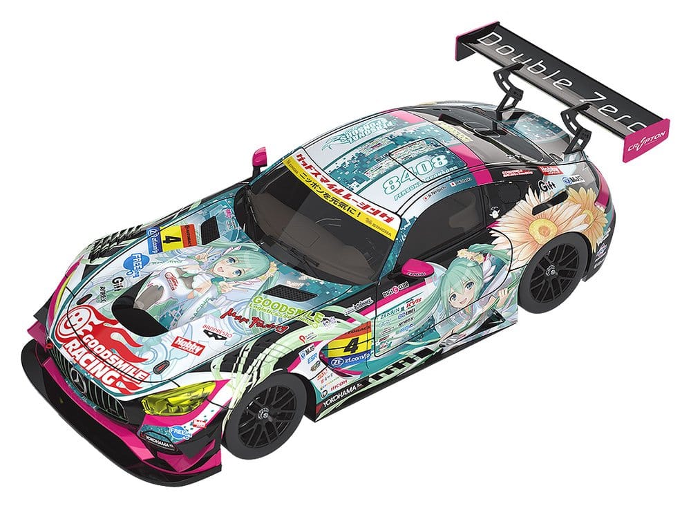 x_gsr58562 Hatsune Miku GT Project Vehicle 1/18 Good Smile Hatsune Miku AMG 2017 SUPER GT Ver. 26 cm - immagine 1