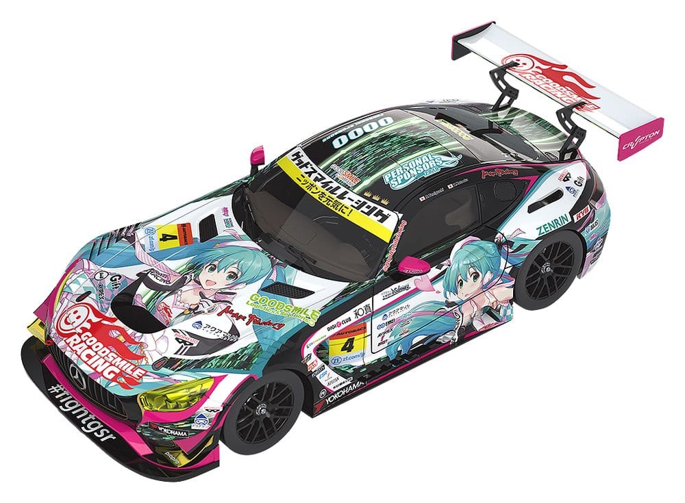 x_gsr58572 Hatsune Miku GT Project Vehicle 1/43 Good Smile Hatsune Miku AMG 2019 Ver. 11 cm - immagine 1