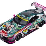 Hatsune Miku GT Project Vehicle 1/43 Good Smile Hatsune Miku AMG 2020 SUPER GT Okayama Test Ver. 11 cm