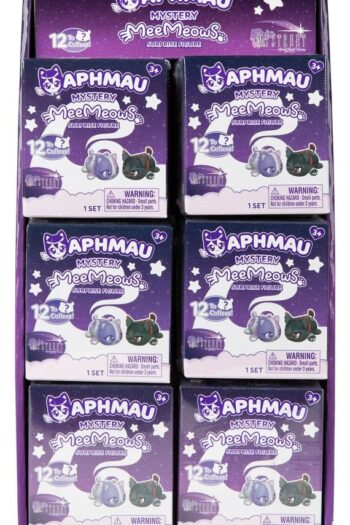 Aphmau Mini Figures MyStreet Mystery Meemeow Blind Box Display (12)