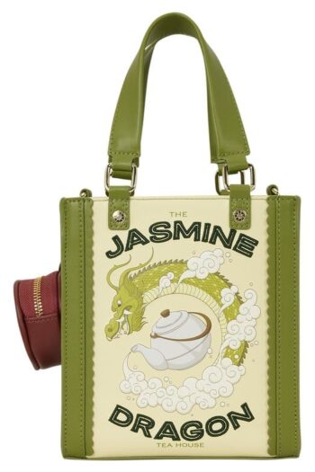 Avatar: The Last Airbender by Loungefly Canvas Tote Bag with Coin Purse Jasmine Dragon