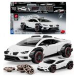 Hot Wheels Speed Mattel Brick Shop Building Set 1/32 Lamborghini Huracán Sterrato