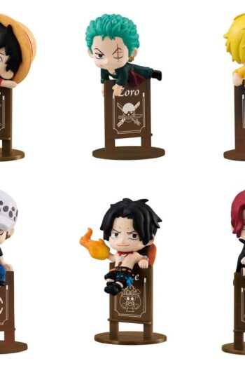 One Piece Ochatomo series Mini Figures Pirates Party 4 cm Blind Box Display (8) (Repeat)