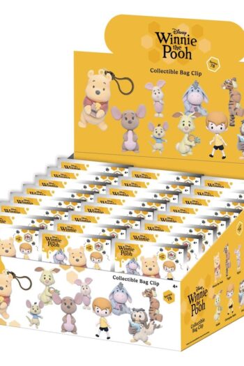 Winnie the Pooh 100th Anniversary 3D PVC Bag Clips Series 78 Blind Bag Display (24) (Flocked)