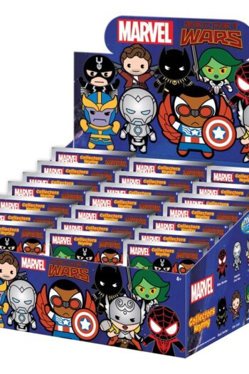 Marvel Secret Wars 3D PVC Bag Clips Series 1 Blind Bag Display (24)