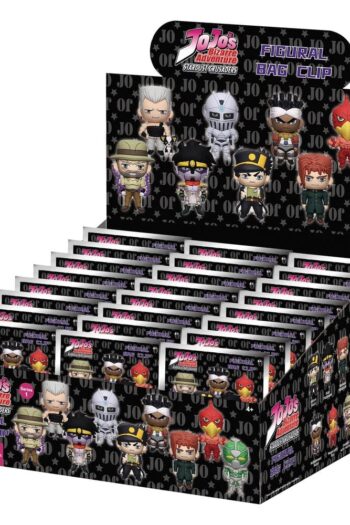 JoJo's Bizarre Adventure 3D PVC Bag Clips Series 1 Blind Bag Display (24)