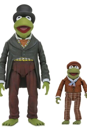 The Muppet Christmas Carol Ultimate Action Figures 2-Pack Kermit as Bob Cratchit & Robin as Tiny Tim 18 cm