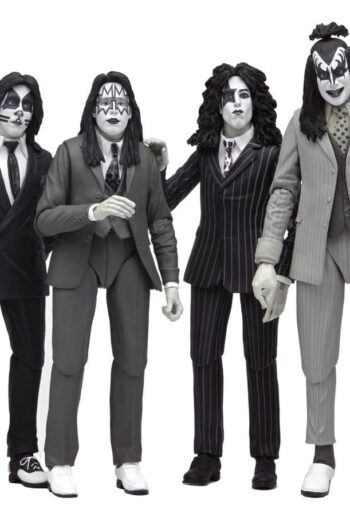 KISS Action Figures 4-Pack Dressed to Kill Album Cover 18 cm