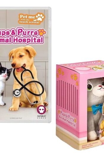 Pups & Purrs Animal Hospital Videogame with plush figure Cat