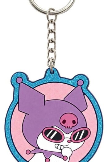 Sanrio Rubber Keychain Kuromi 7 cm